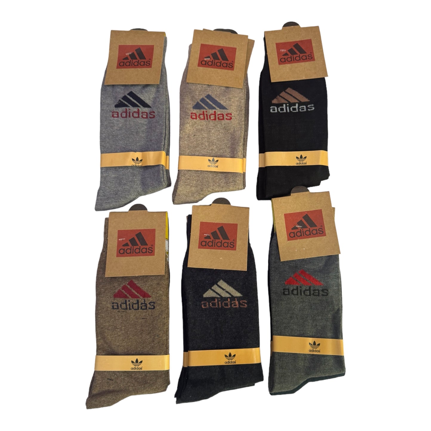 A-D-I-D-A-S Premium Full Length Socks (Pack of 12)