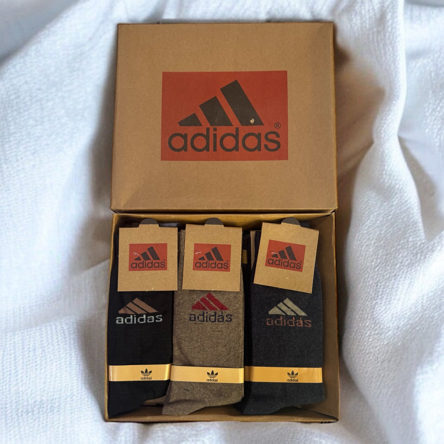 A-D-I-D-A-S Premium Full Length Socks (Pack of 12)