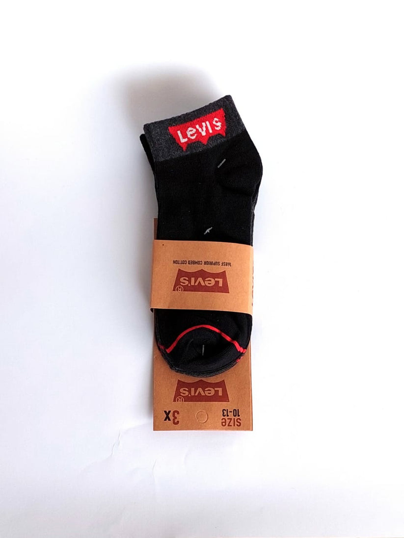 L-E-V-I-S Ankle Socks (Pack Of 3)