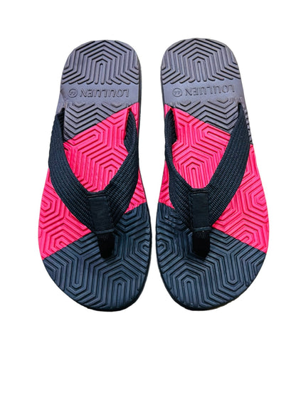 Red Multishade Slippers