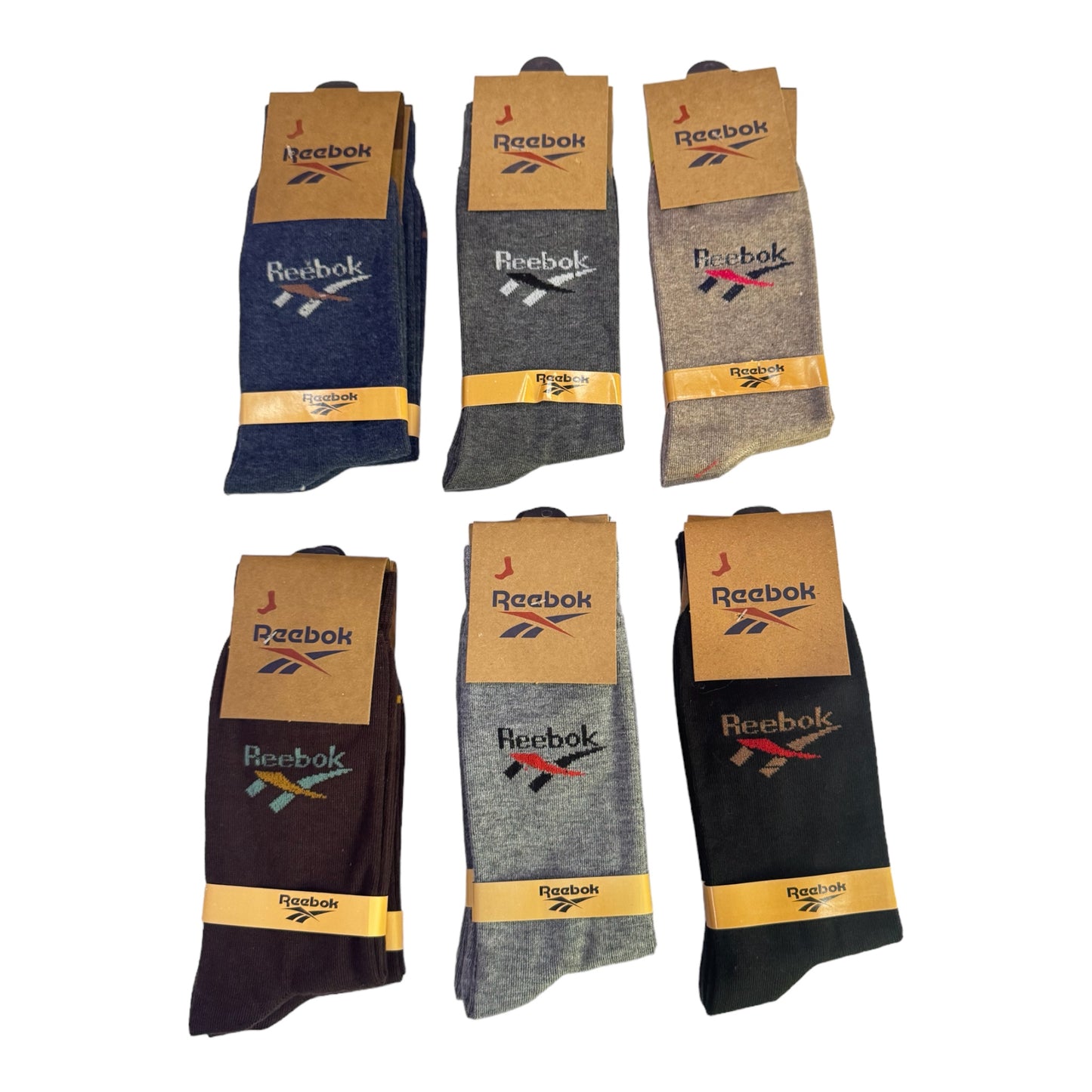 R-E-E-B-O-K Premium Full Length Socks (Pack of 12)