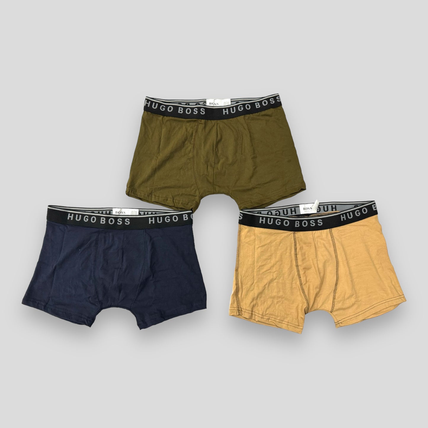 B-O-S-S Large Multi Color Boxers (Pack of 3)