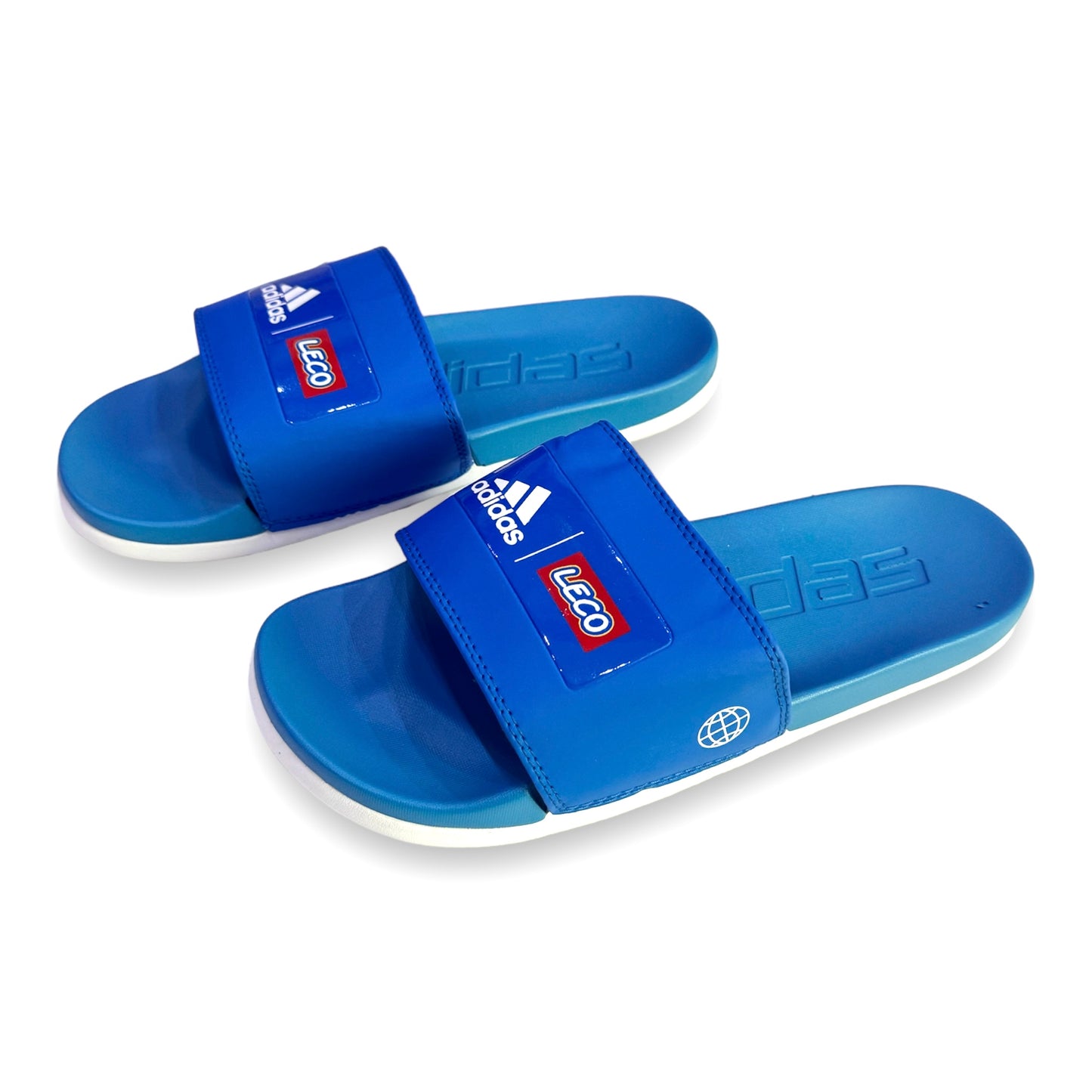 A-D-I-D-A-S Imported Premium Soft Blue Slides