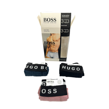 B-O-S-S Multi Color Boxers (Pack of 3)