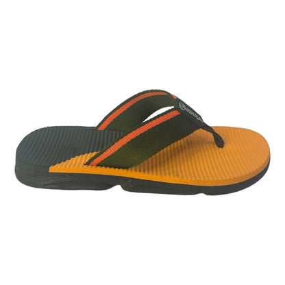 Orange & Green Extra Soft G-U-C-C-I Cross Slipper