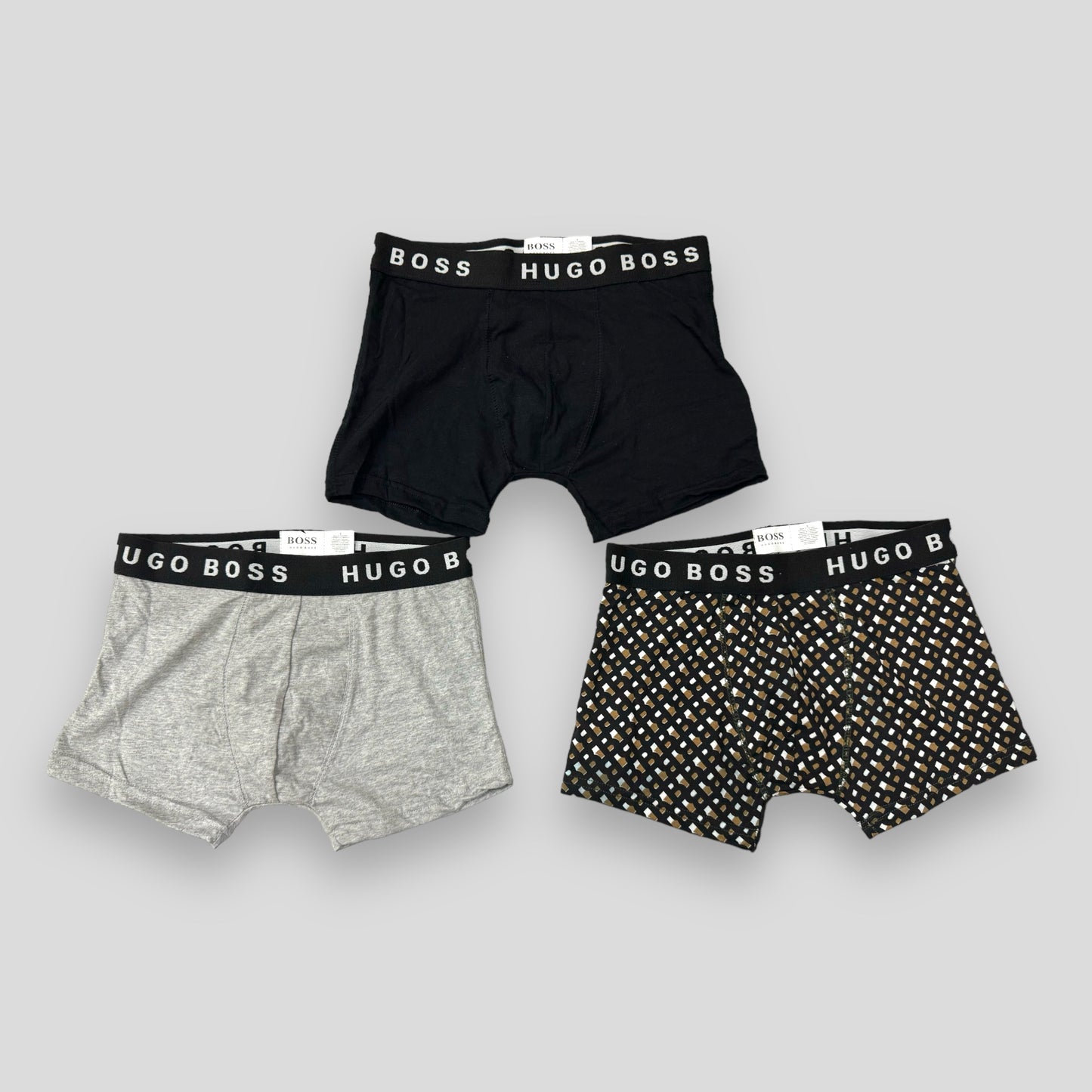 B-O-S-S Small Multi Color Boxers (Pack of 3)