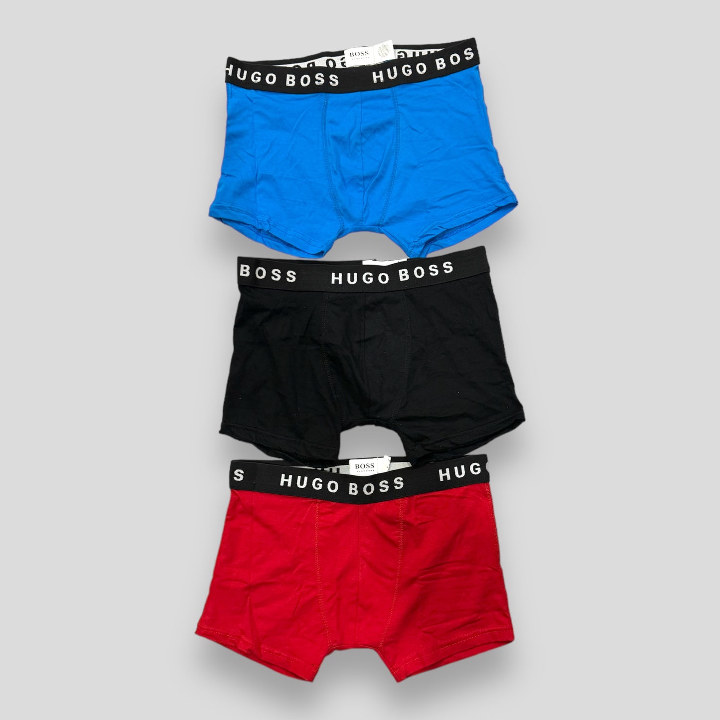 B-O-S-S Medium Multi Color Boxers (Pack of 3)