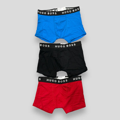 B-O-S-S Medium Multi Color Boxers (Pack of 3)