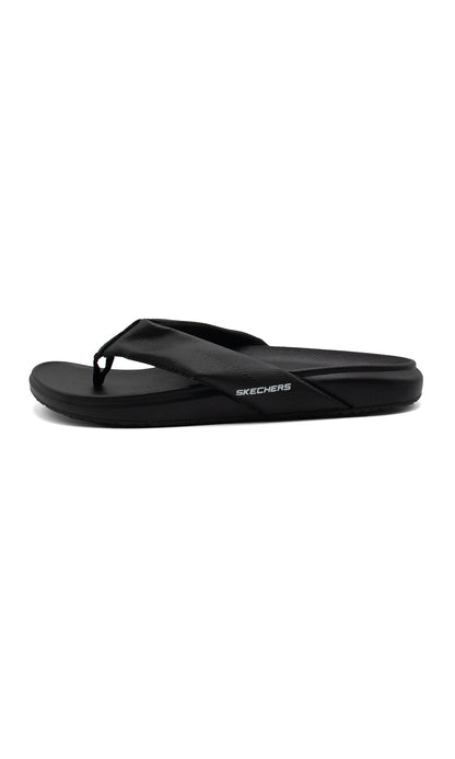S-k-e-c-h-e-r-s Medicated Fanning Flip-Flop in Black