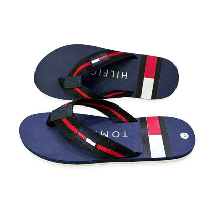 T-O-M-M-Y Imported Slippers Blue