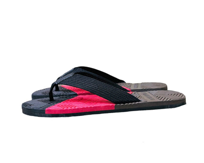 Red Multishade Slippers