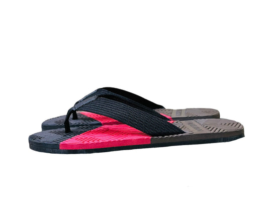 Red Multishade Slippers