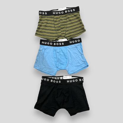 B-O-S-S Small Multi Color Boxers (Pack of 3)
