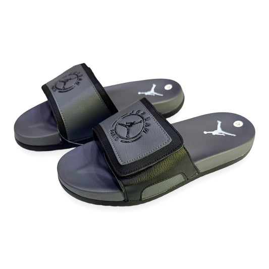 J-O-R-D-A-N Imported Premium Foambed Grey Slides