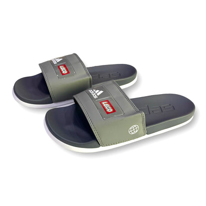 A-D-I-D-A-S Imported  Premium Soft Grey Slides
