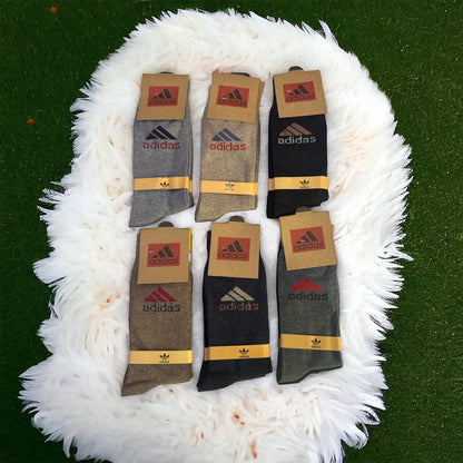 A-D-I-D-A-S Premium Full Length Socks (Pack of 12)