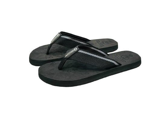 Black Cozy G-U-C-C-I Cross Slippers