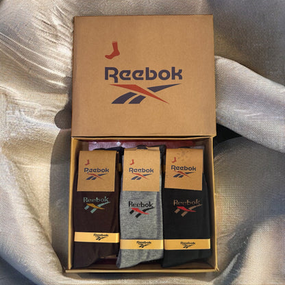 R-E-E-B-O-K Premium Full Length Socks (Pack of 12)