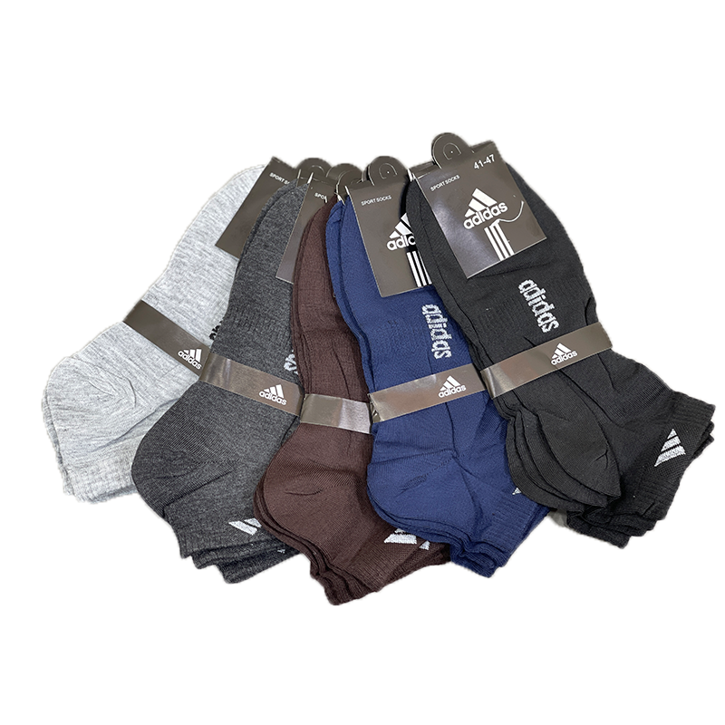 A-D-I-D-A-S Ankle Socks (Pack of 5)