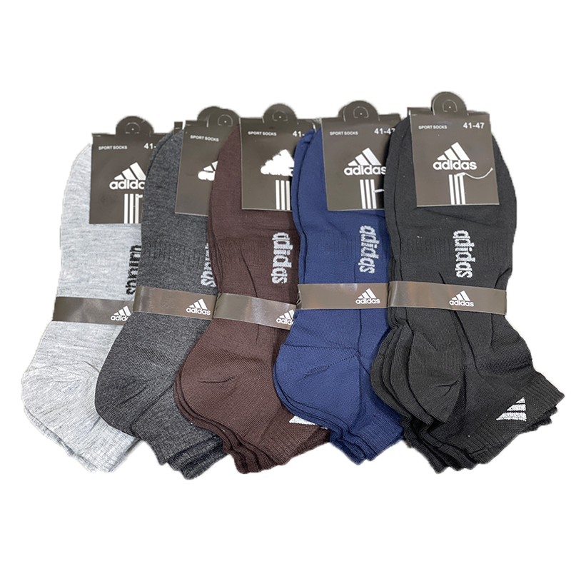 A-D-I-D-A-S Ankle Socks (Pack of 5)