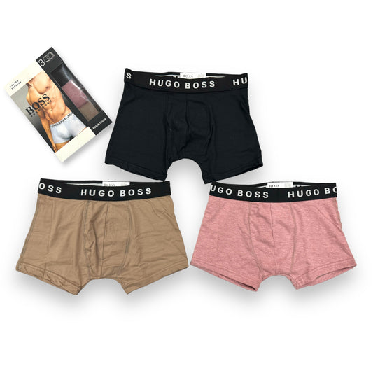 B-O-S-S Small Multi Color Boxers (Pack of 3)