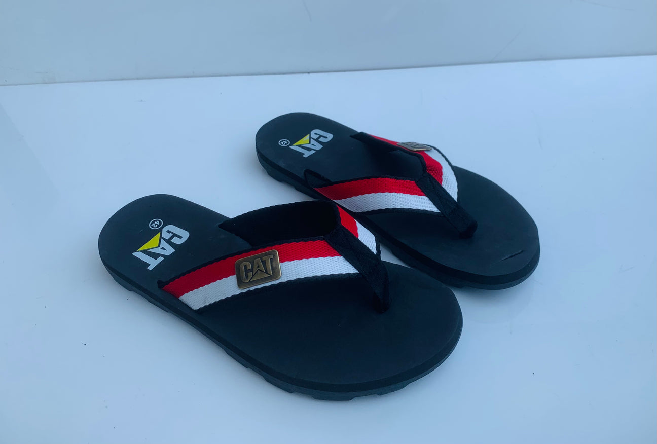 Imported Black C-A-T Flip Flop
