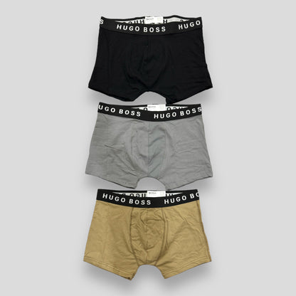 B-O-S-S Large Multi Color Boxers (Pack of 3)