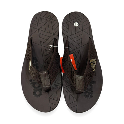 A-D-I-D-A-S Imported FlipFlop Brown
