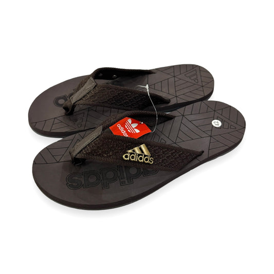 A-D-I-D-A-S Imported FlipFlop Brown