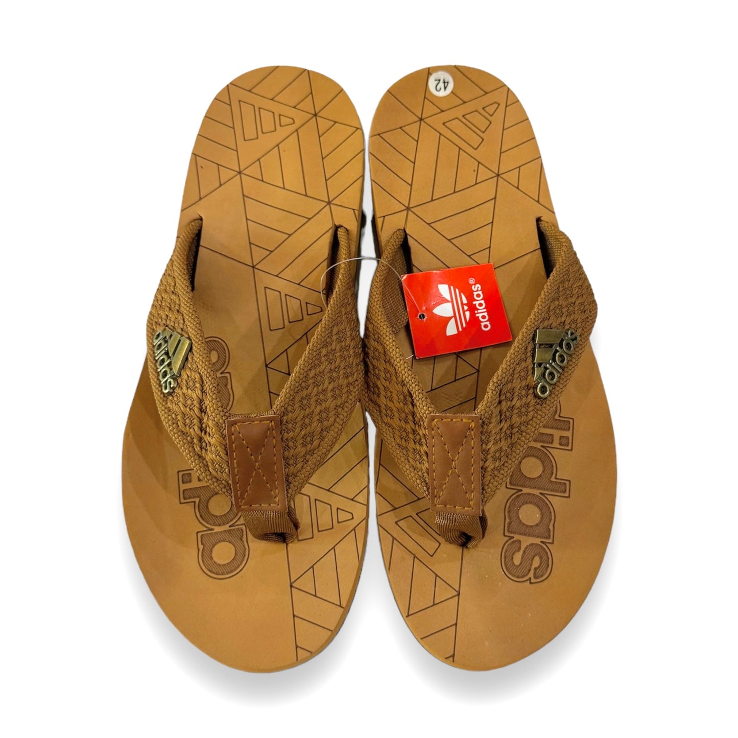A-D-I-D-A-S Imported FlipFlop Khaki