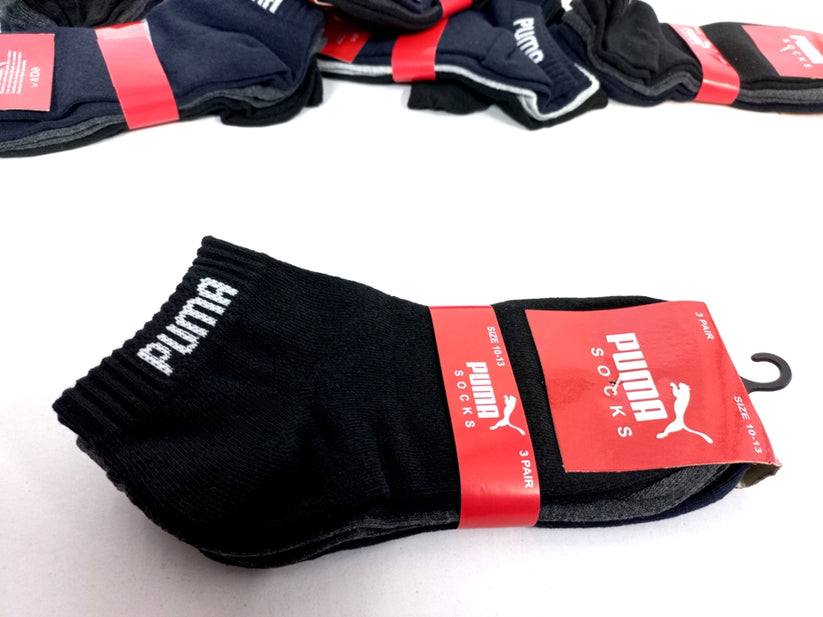P-U-M-A Ankle Socks (Pack of 3)