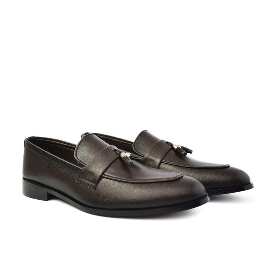 Tassels Slip-Ons Brown